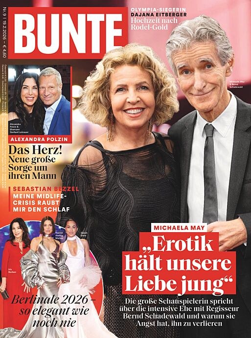 Bunte Magazin Deutschland 2026-09 Michaela May Bernd Schadewald Alexandra Polzin Gerhard Leinauer Sebastian Bezzel