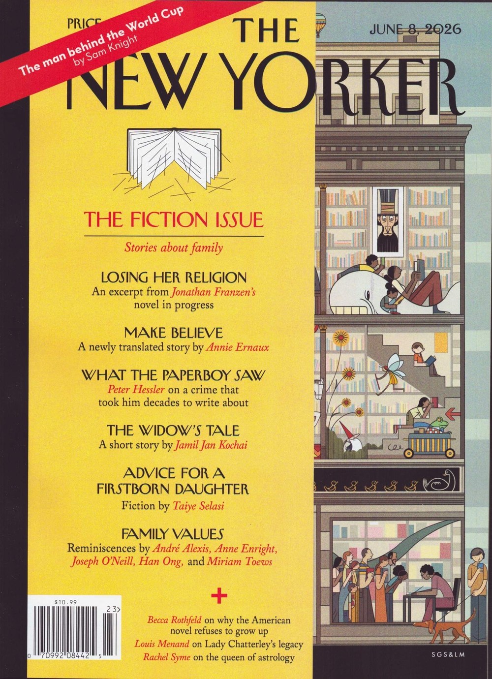 The New Yorker Magazin USA 2026-23 Jonathan Franzen Annie Ernaux Peter Hessler Jamil Jan Kochai Taiye Selasi