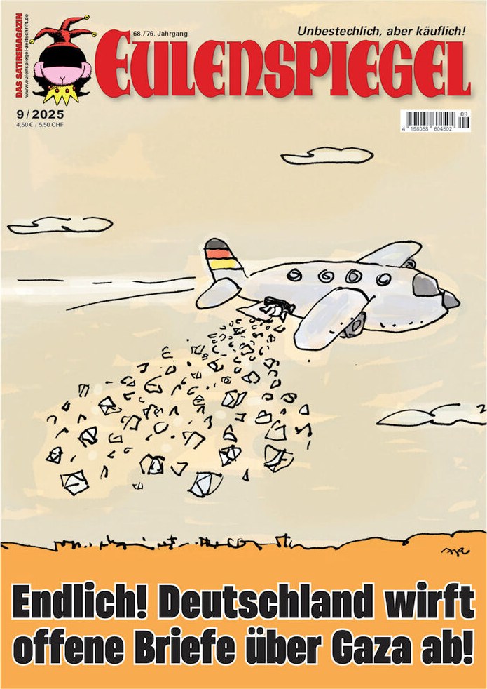 Eulenspiegel Magazin Deutschland 2025-09 Briefe Gaza Deutschland