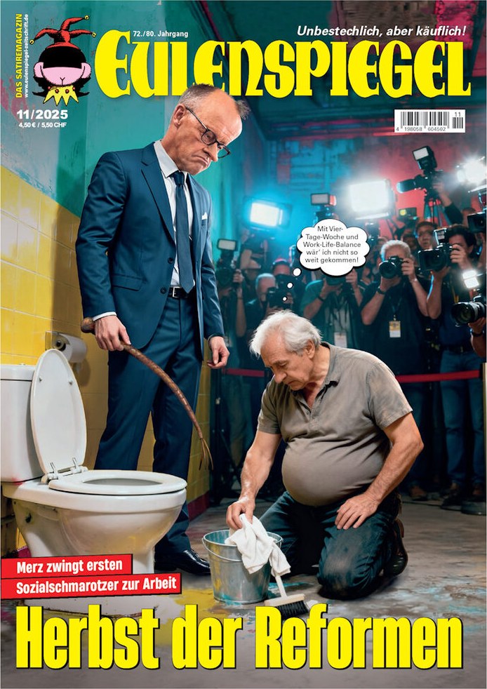 Eulenspiegel Magazin Deutschland 2025-11 Friedrich Merz