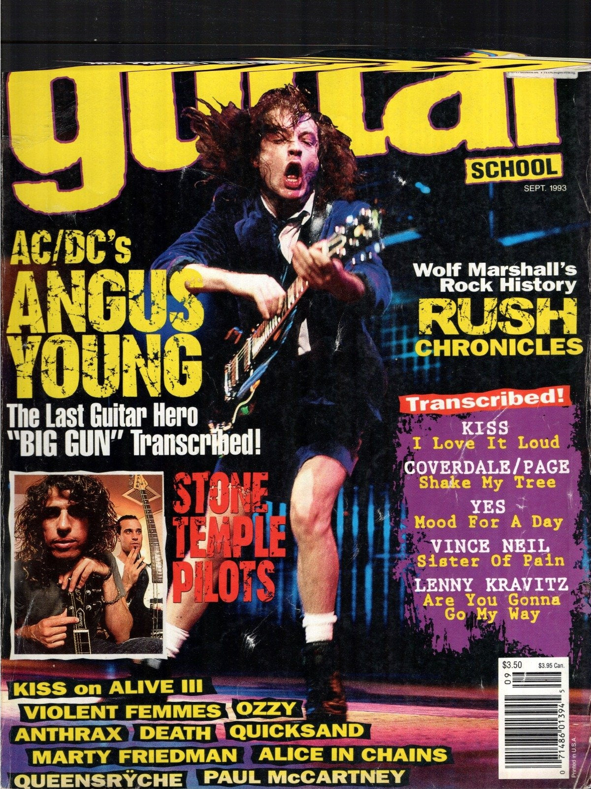 Guitar School Revista USA 1993-09