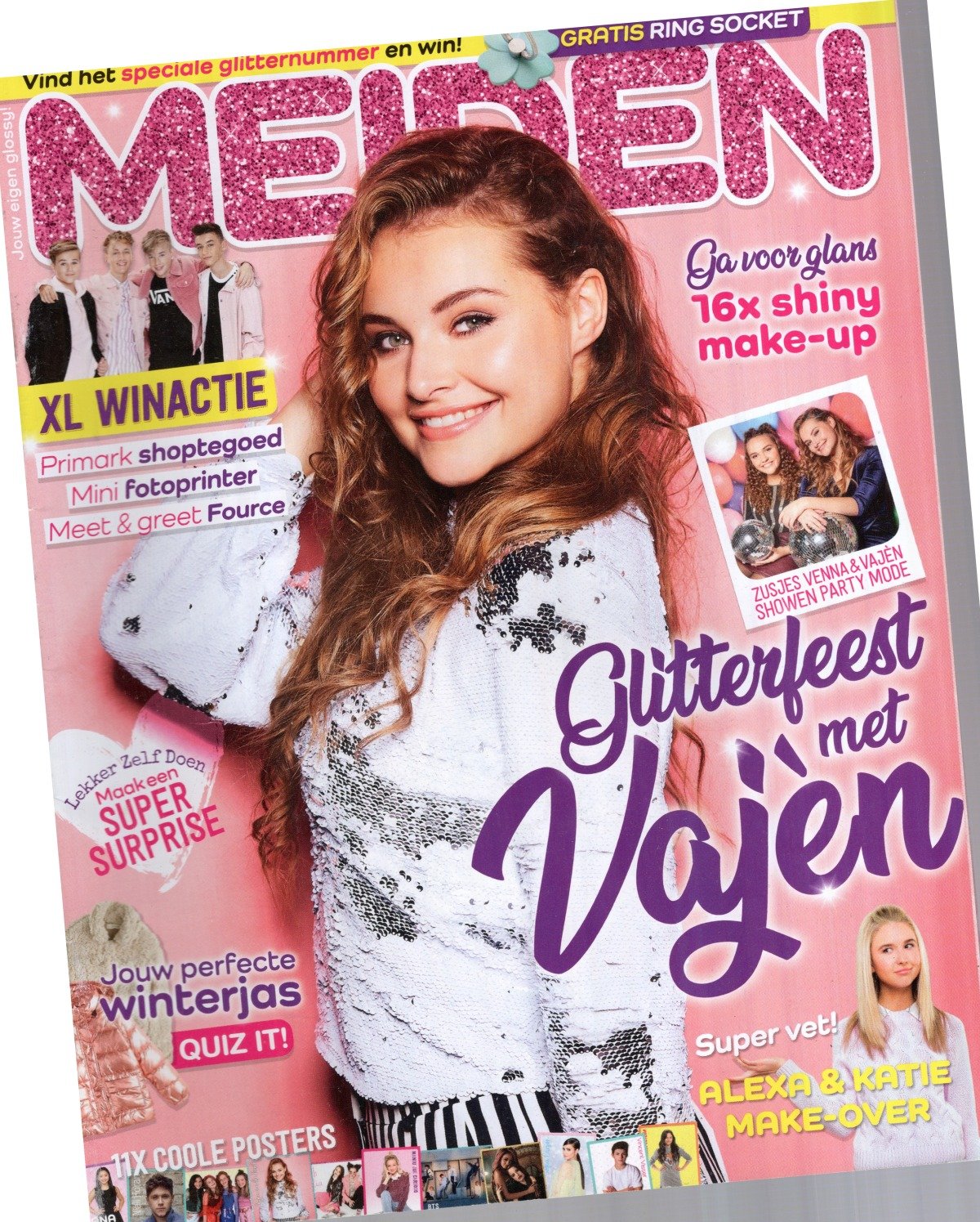 Meiden Magazin Niederlande 2018-12 Valen Alexa & Katie + Poster