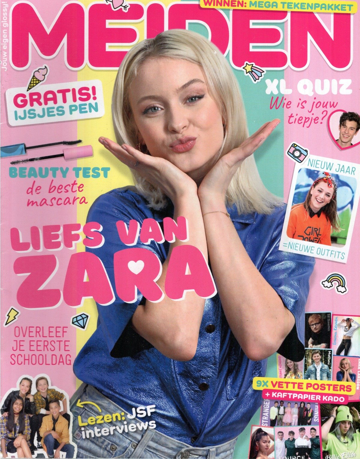 Meiden Magazin Niederlande 2018-09 Zara Larsson + Poster