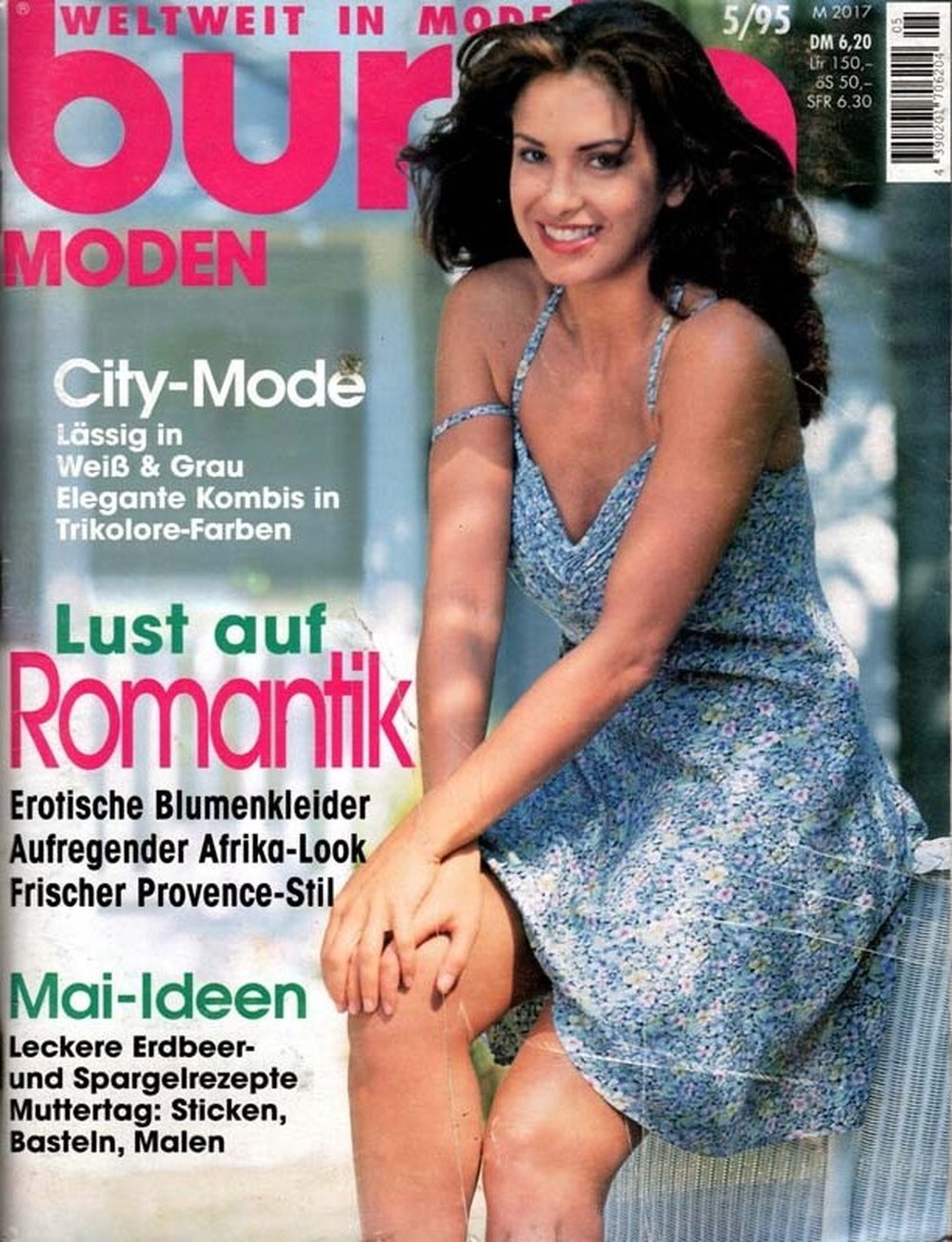 Burda Moden Magazin Deutschland 1995-05 City-Mode Romantik Blumenkleider