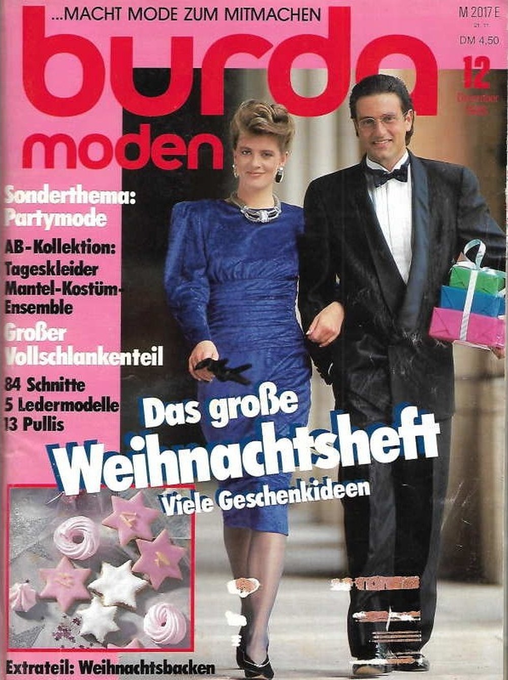 Burda Moden Magazine Germany 1986-12