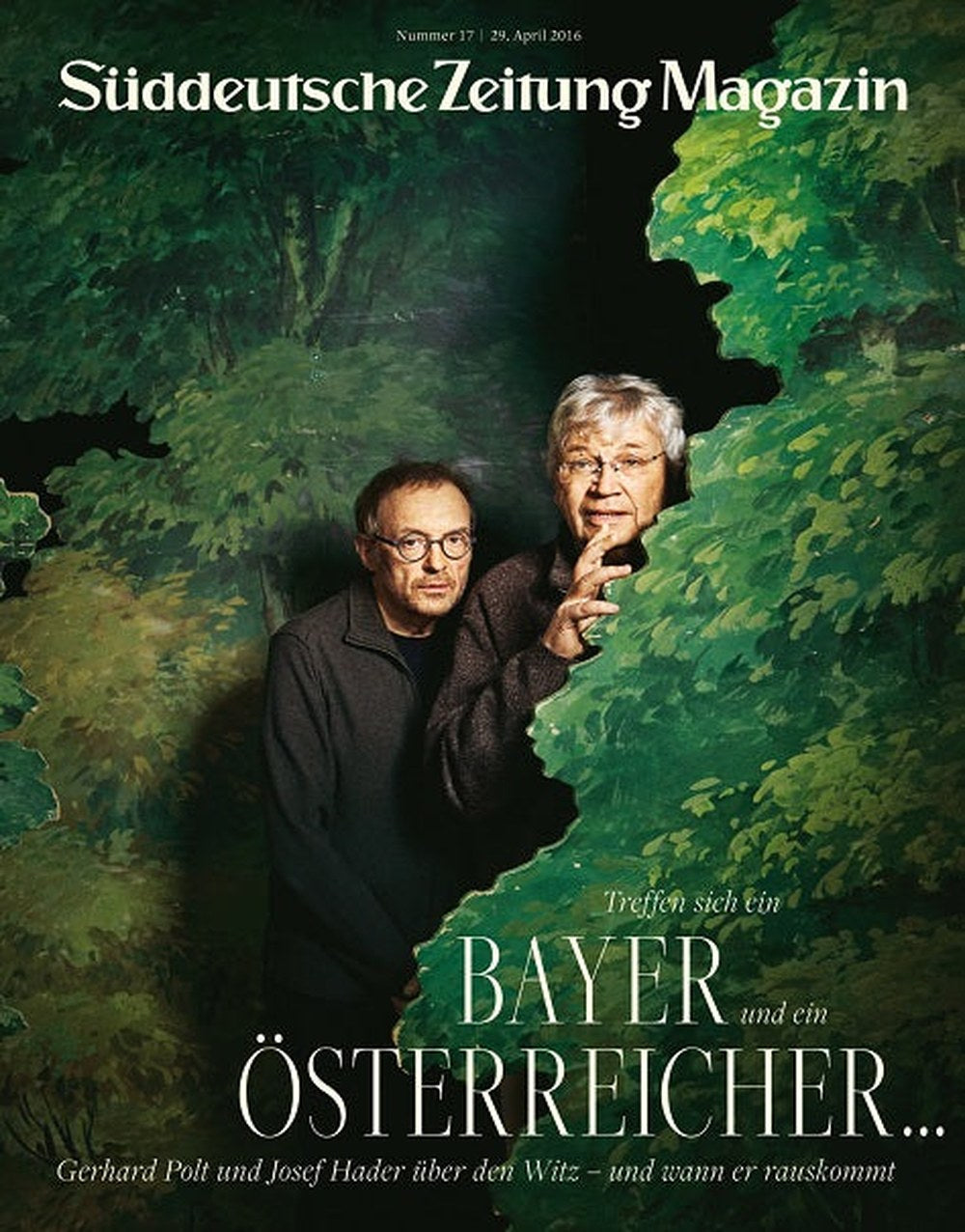 Süddeutsche Zeitung Magazin Deutschland 2016-17 Gerhard Polt Josef Hader