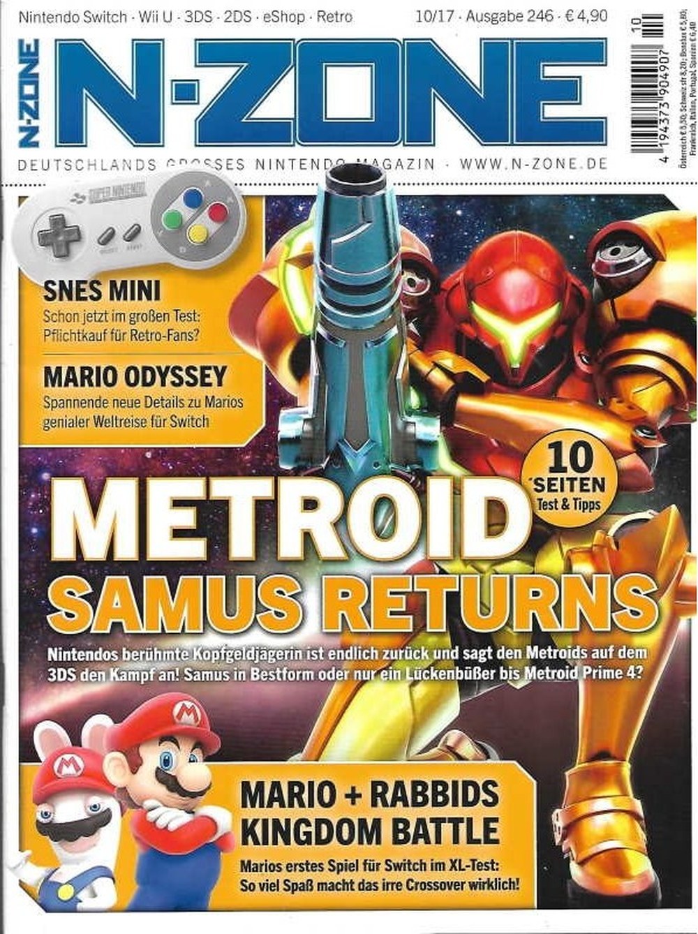 N-Zone Magazin Deutschland 2017-10 Samus Aran