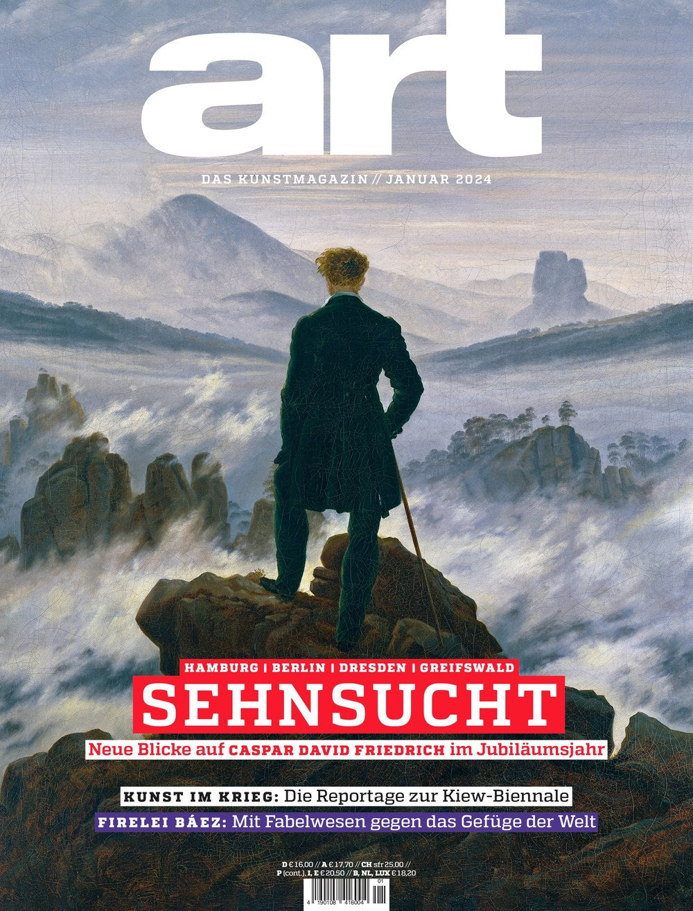 Art Magazin Deutschland 2024-01 Caspar David Friedrich