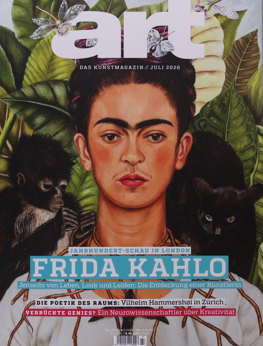 Art Magazin Deutschland 2026-07 Frida Kahlo Vilhelm Hammershøi
