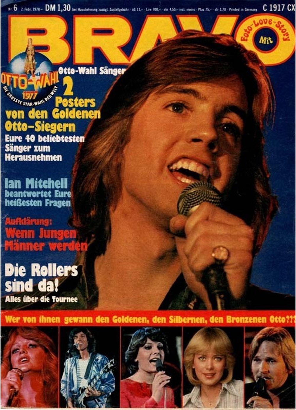 Bravo Magazin Deutschland 1978-06 Shaun Cassidy Ian Mitchell Bay City Rollers