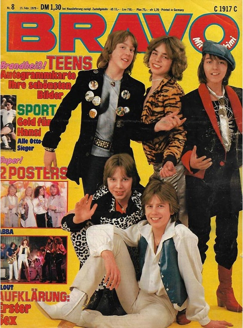 Bravo Magazin Deutschland 1978-08 Teens ABBA