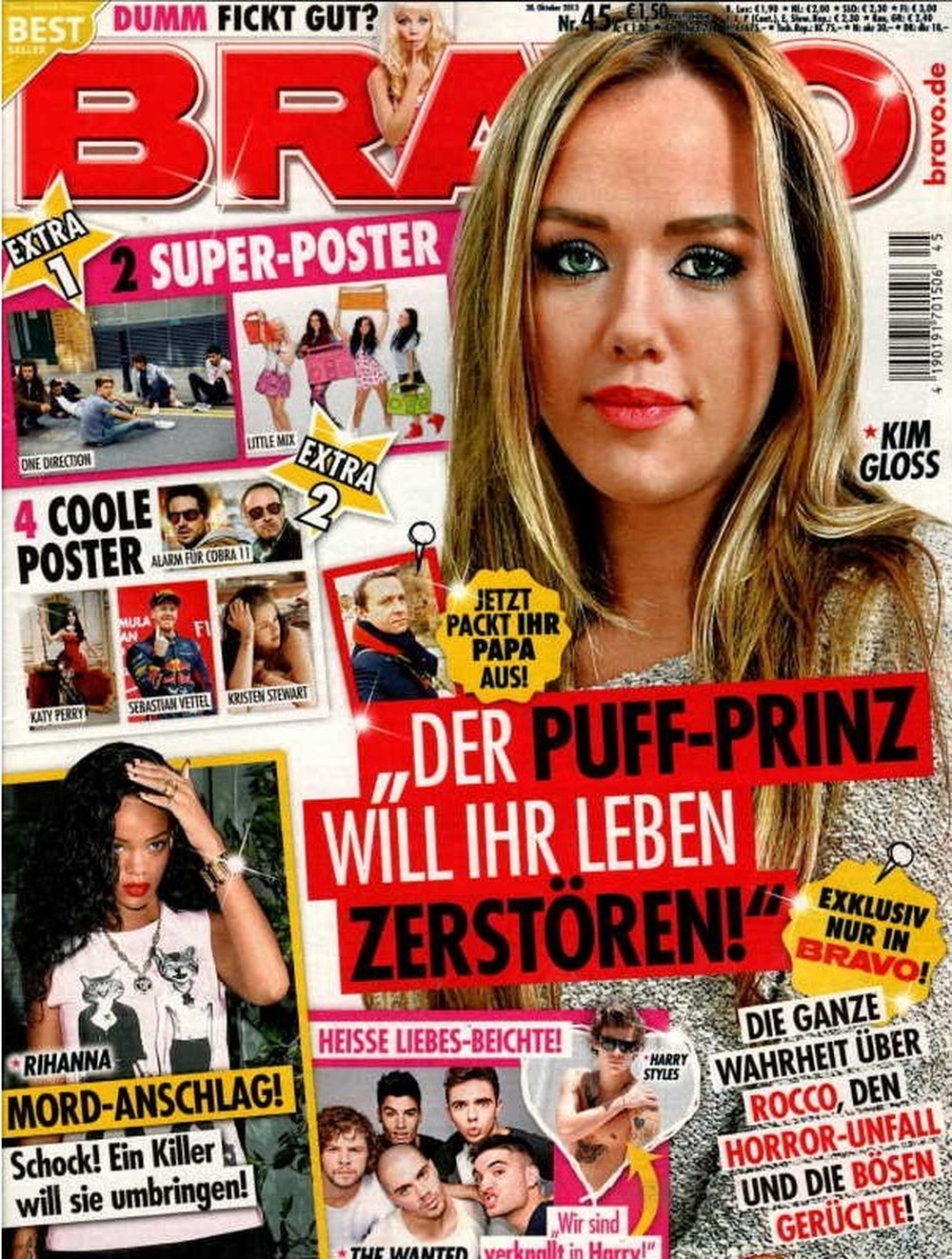 Bravo Magazin Deutschland 2013-45 Kim Gloss Rihanna Harry Styles Katy Perry Sebastian Vettel