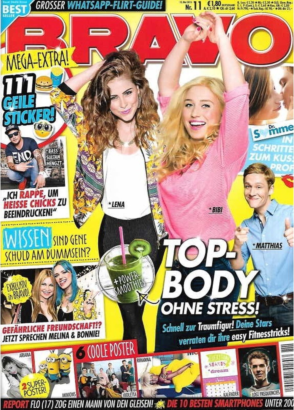 Bravo Magazin Deutschland 2015-11 Lena Meyer-Landrut BibisBeautyPalace Matthias Schweighöfer Bass Sultan Hengzt Ariana Grande