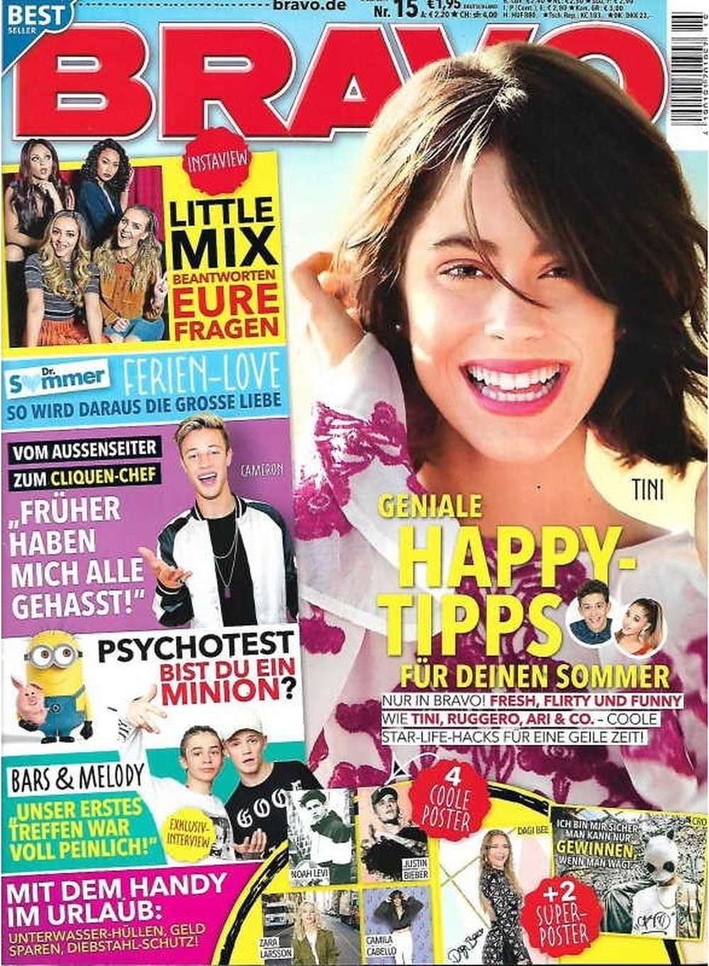 Bravo Magazin Deutschland 2017-15 Martina Stoessel Cameron Dallas Leondre Devries Charlie Lenehan Noah Levi