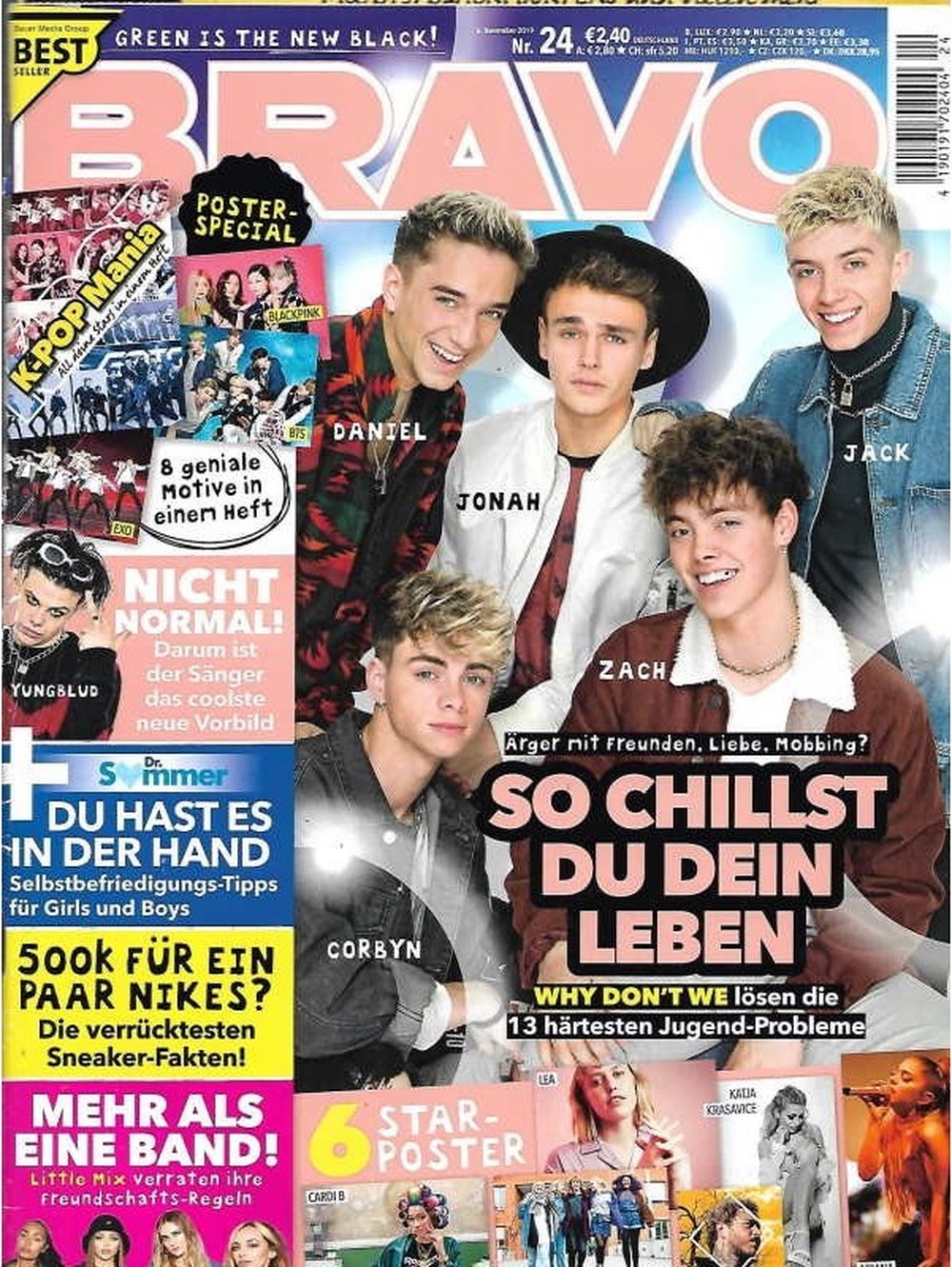 Bravo Magazin Deutschland 2019-24 Why Don't We Corbyn Besson Daniel Seavey Jonah Marais Zach Herron