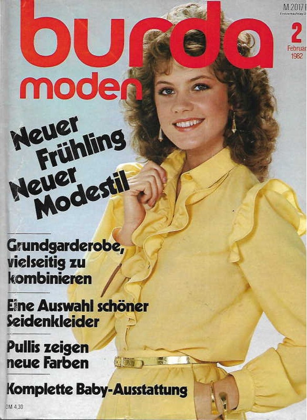 Burda Moden Magazin Deutschland 1982-02 Frühlingsmode Modestil Grundgarderobe
