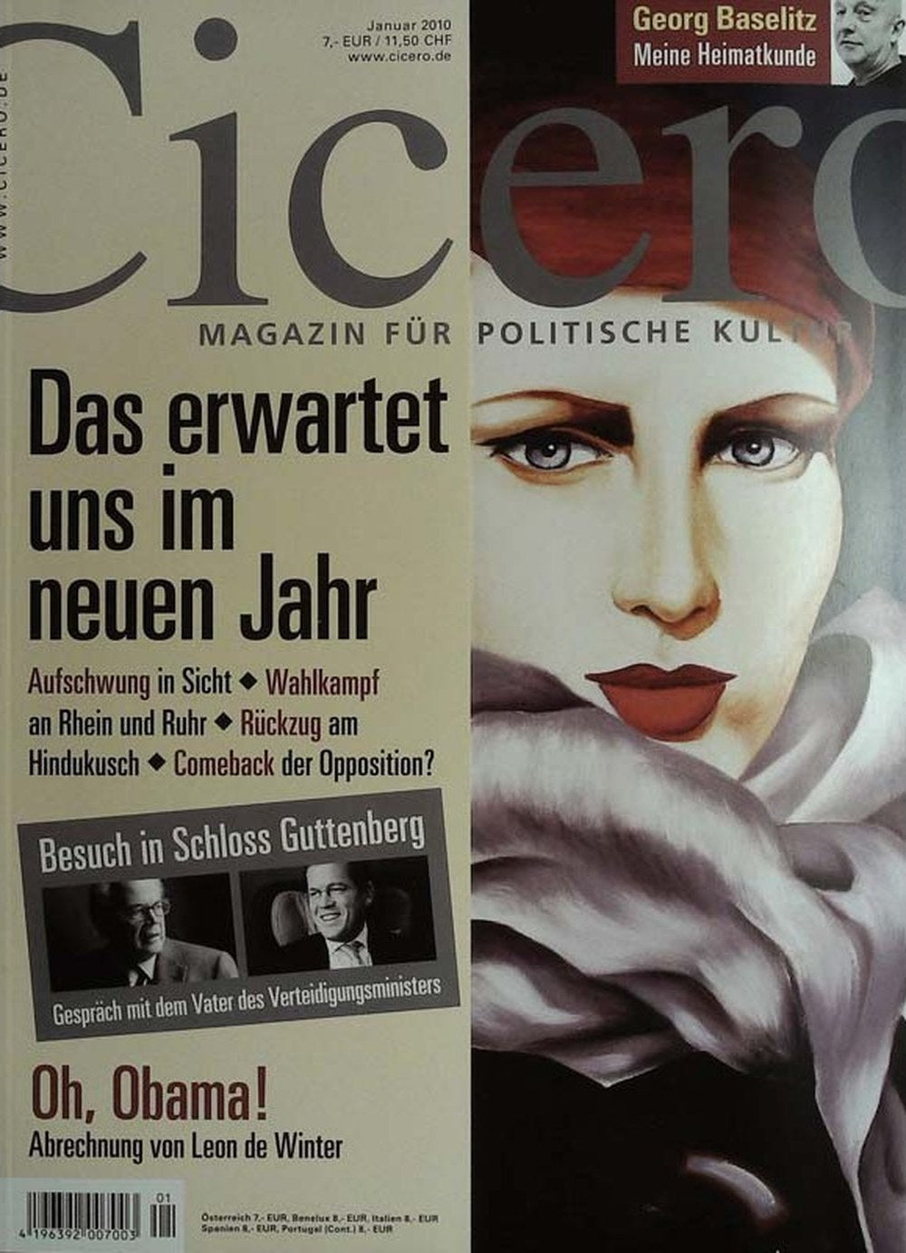 Cicero Magazin Deutschland 2010-01 Georg Baselitz Leon De Winter