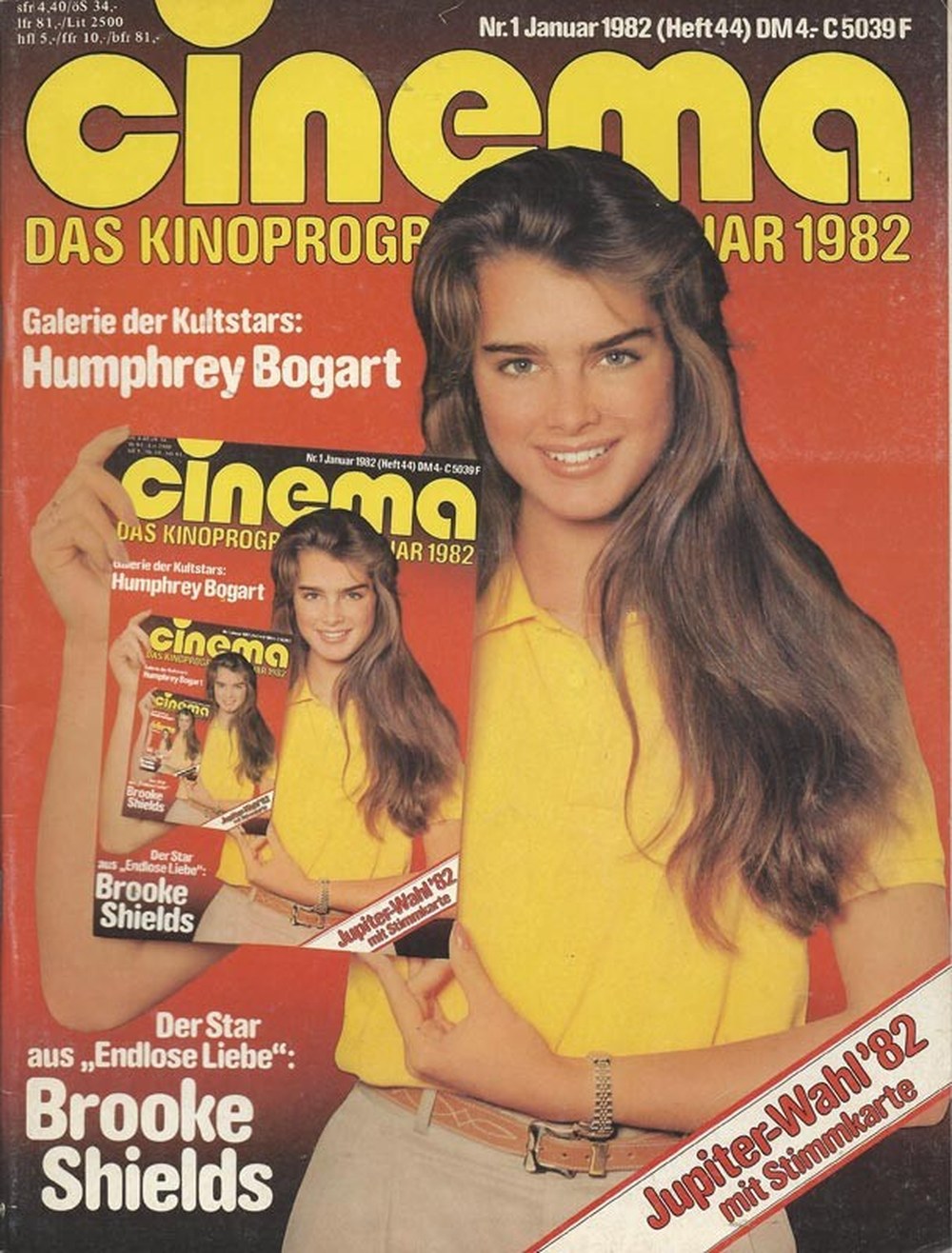 Cinema Magazin Deutschland 1982-01 Brooke Shields Humphrey Bogart