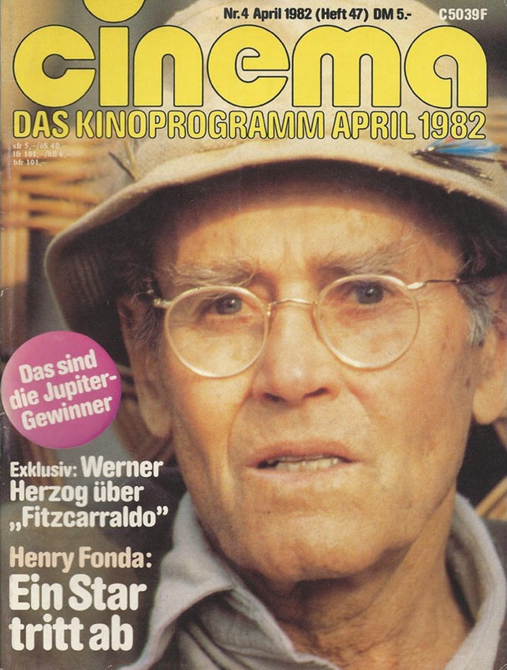 Cinema Magazin Deutschland 1982-04 Henry Fonda Werner Herzog