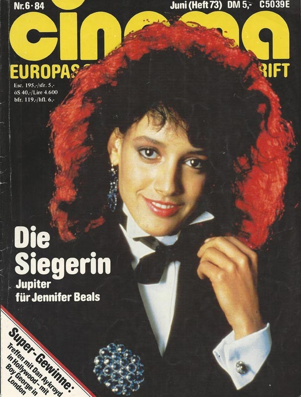 Cinema Magazin Deutschland 1984-06 Jennifer Beals Dan Aykroyd Boy George
