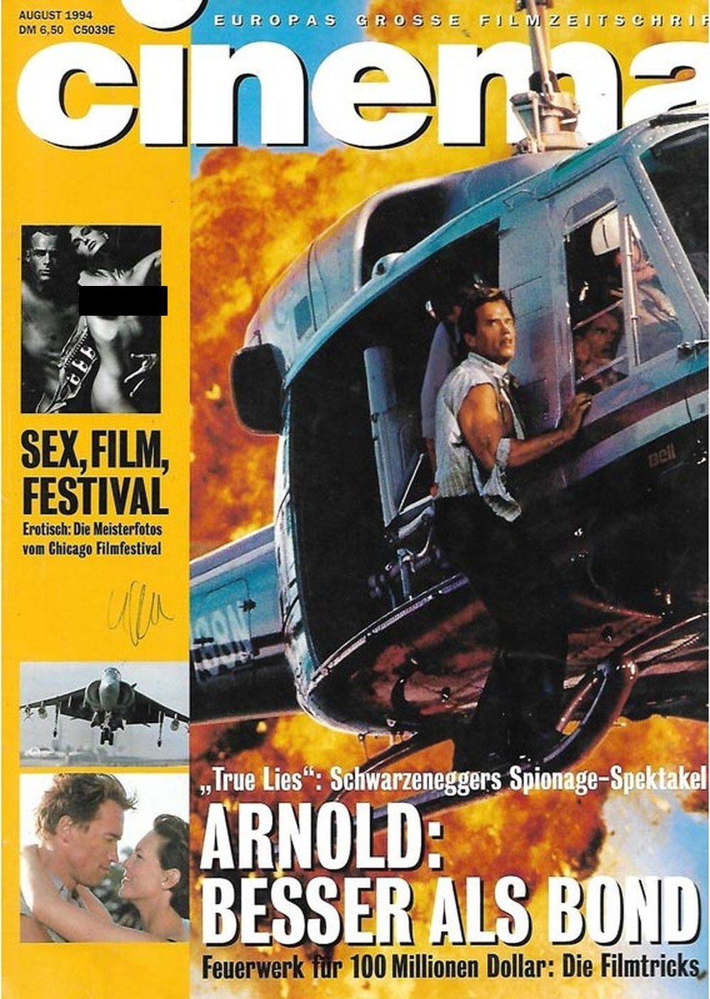 Cinema Magazin Deutschland 1994-08 Arnold Schwarzenegger James Bond