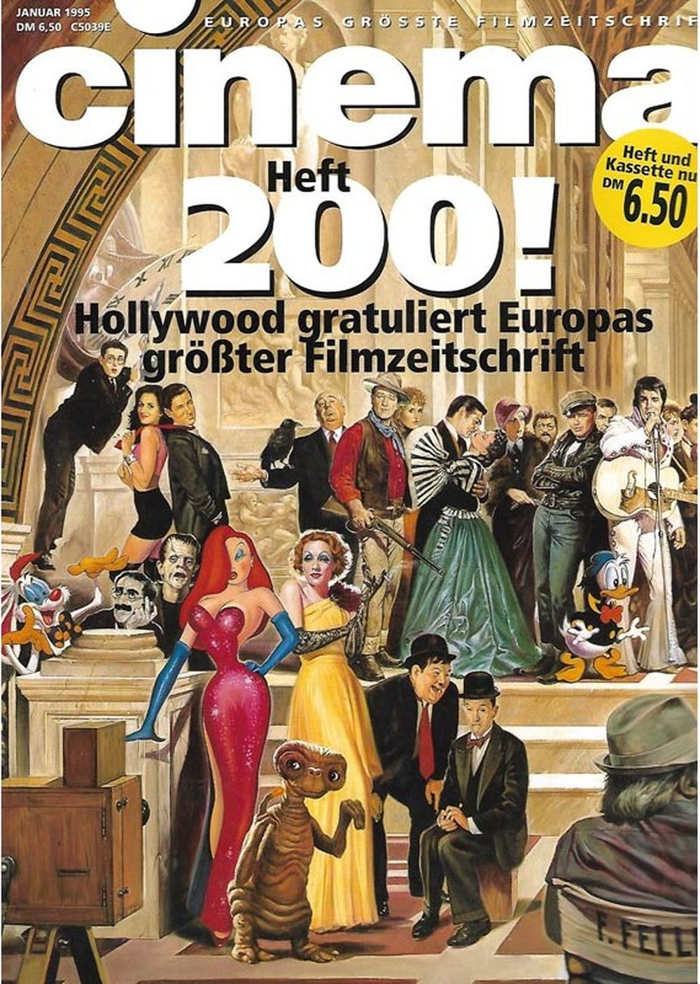 Cinema Magazin Deutschland 1995-01 E.T. Jessica Rabbit James Bond Marilyn Monroe John Wayne