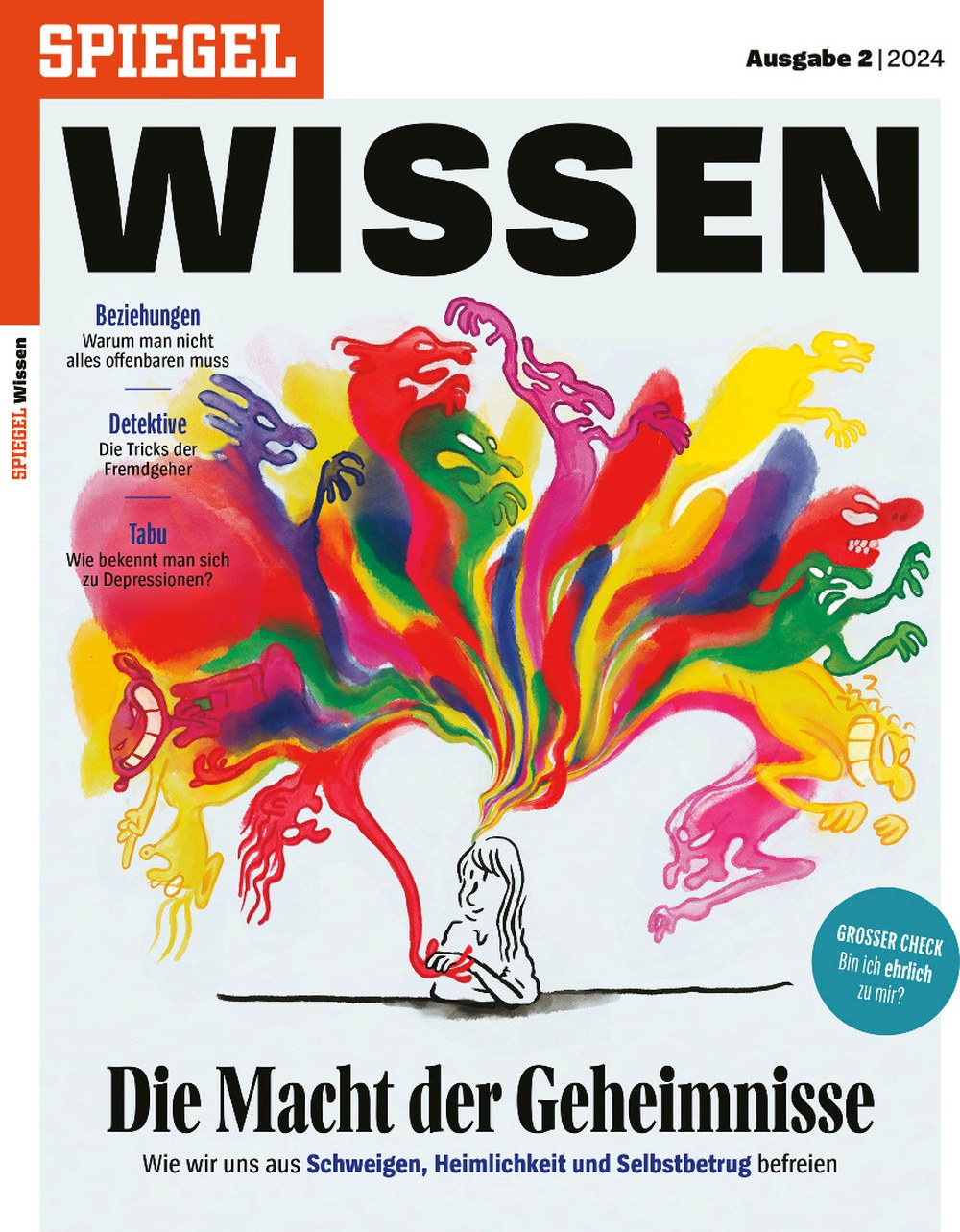 Der Spiegel Wissen Magazin Deutschland 2024-02 Geheimnisse Schweigen Heimlichkeit