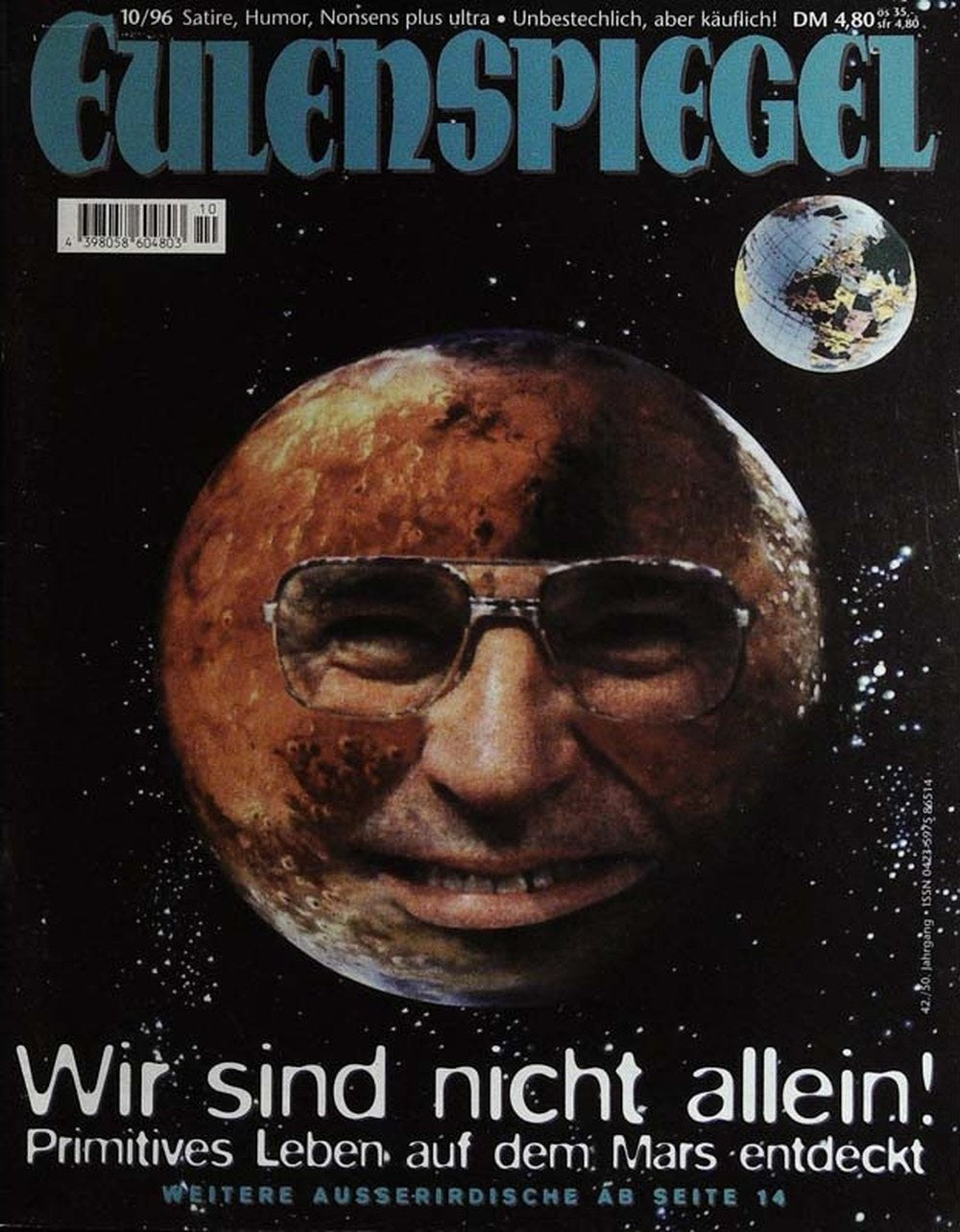 Eulenspiegel Magazin Deutschland 1996-10 Helmut Kohl