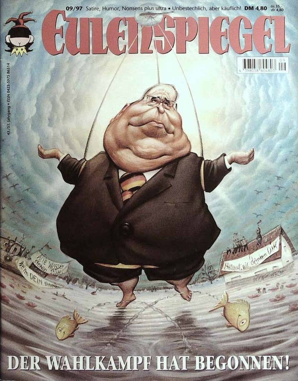 Eulenspiegel Magazin Deutschland 1997-09 Helmut Kohl