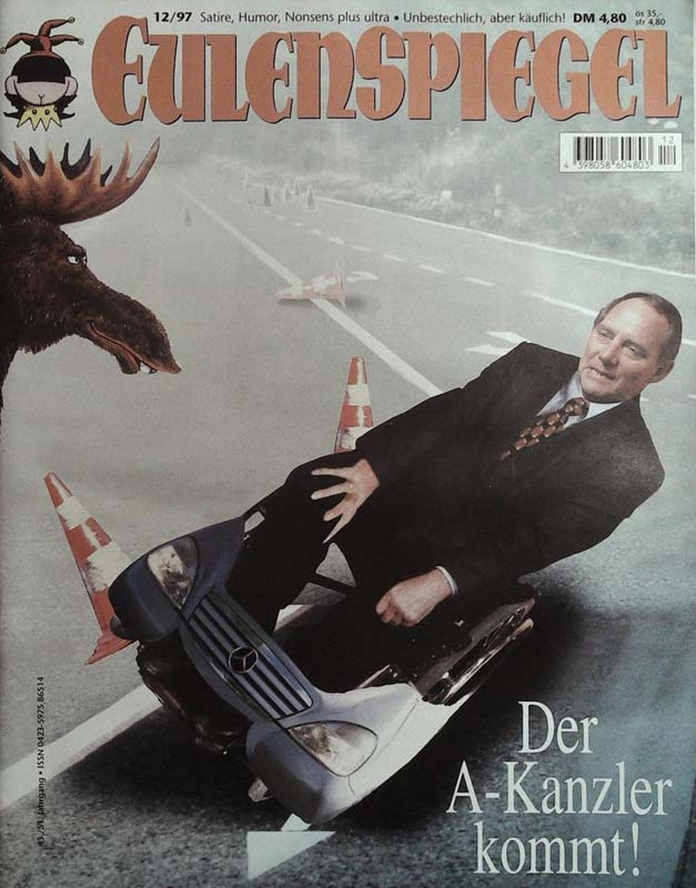 Eulenspiegel Magazin Deutschland 1997-12 Helmut Kohl