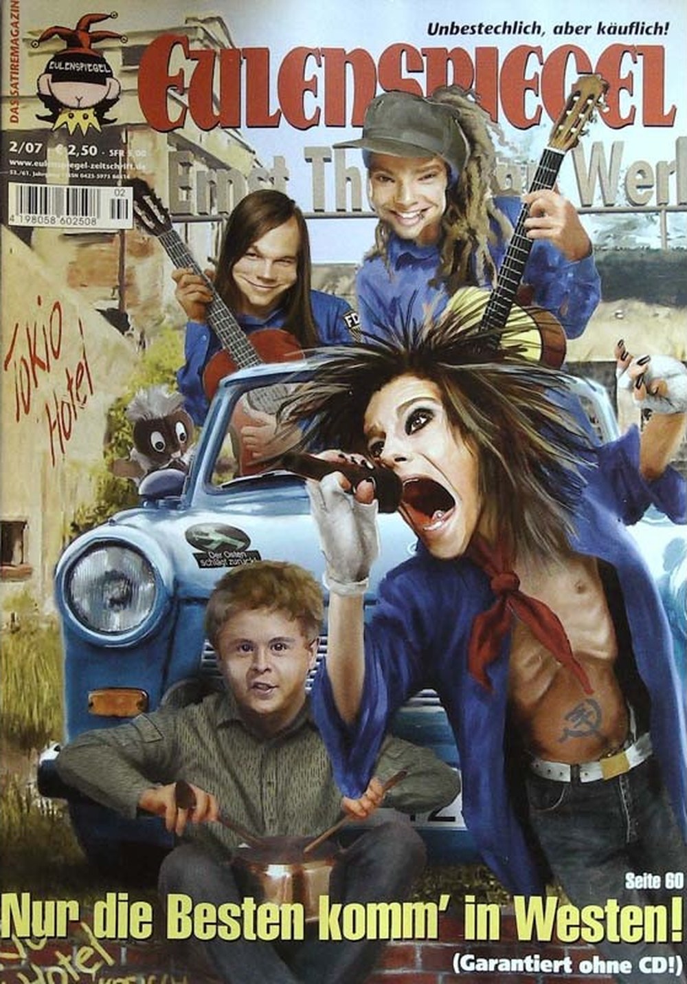 Eulenspiegel Magazin Deutschland 2007-02 Tokio Hotel