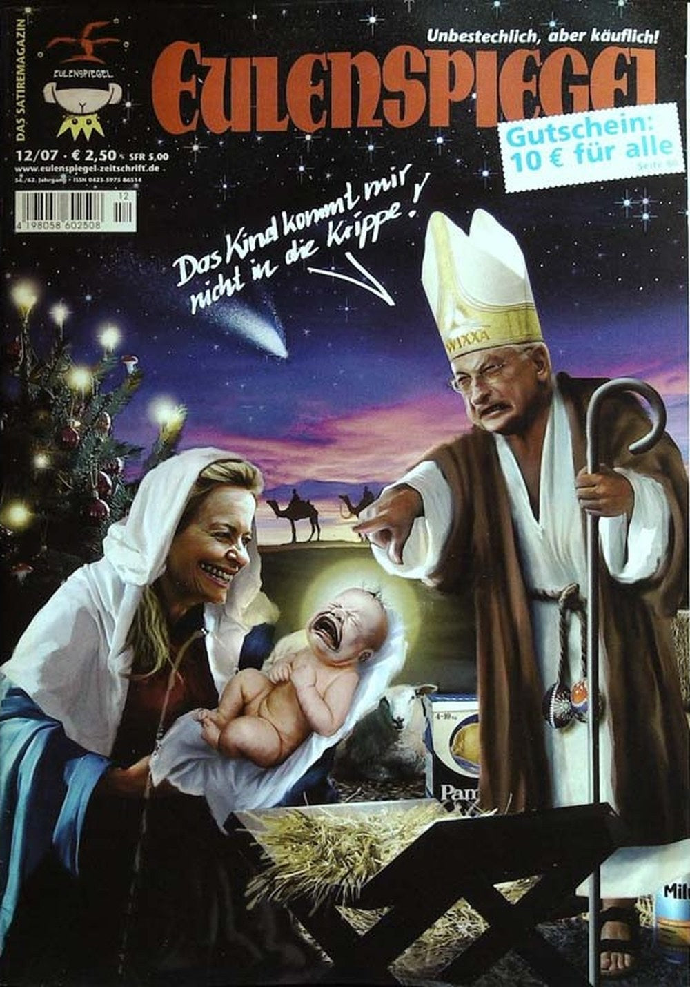 Eulenspiegel Magazin Deutschland 2007-12 Ursula Von Der Leyen Wolfgang Huber