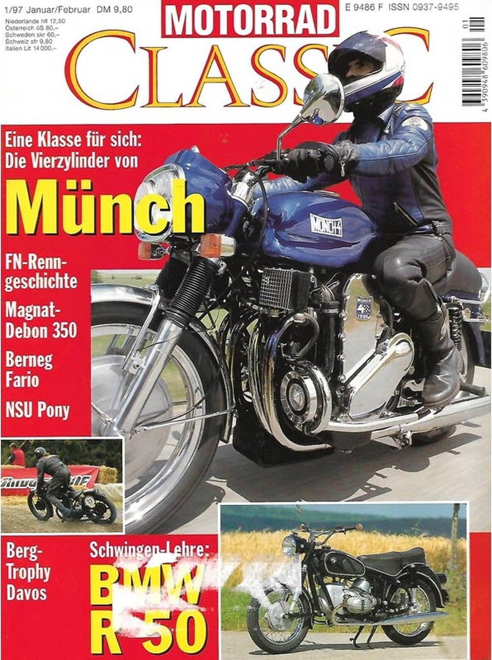 Motorrad Classic Magazin Deutschland 1997-01 Münch