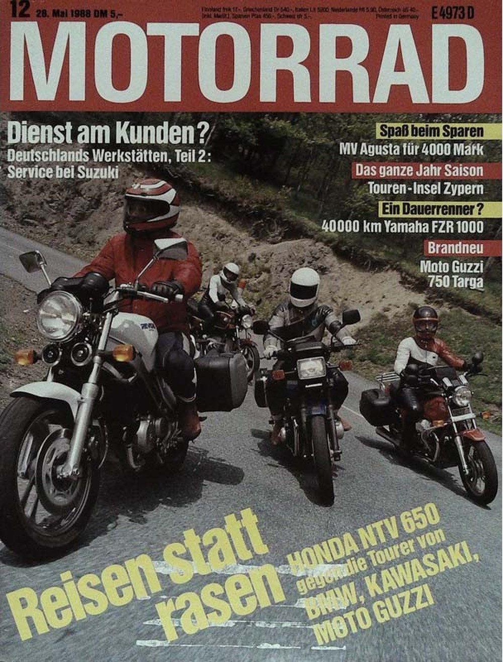 Motorrad Magazine Germany 1988-12
