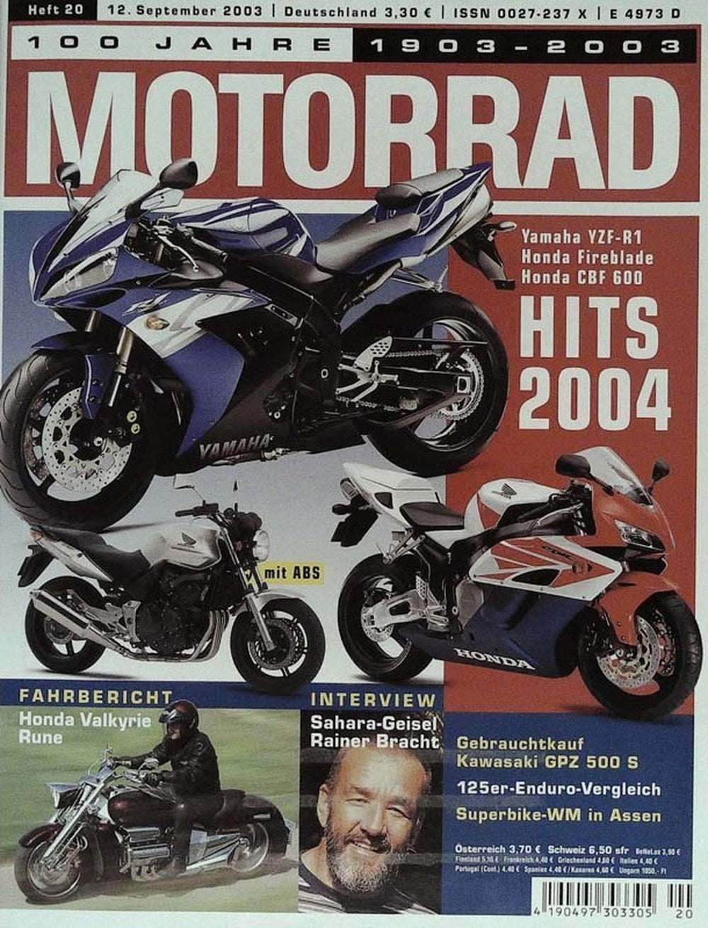 Motorrad Magazin Deutschland 2003-20 Rainer Bracht