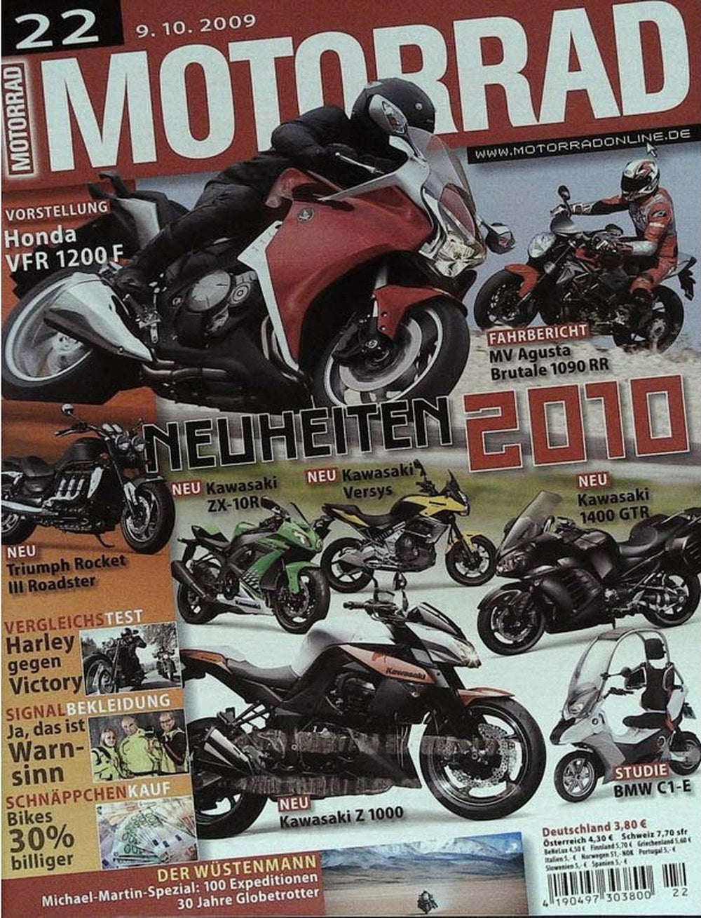 Motorrad Magazin Deutschland 2009-22 Michael Martin