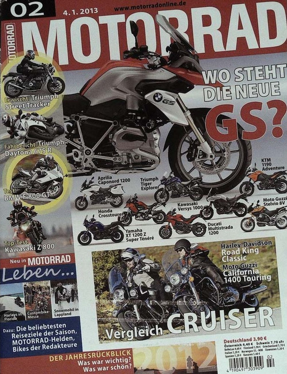 Motorrad Magazine Allemagne 2013-02 Édition originale