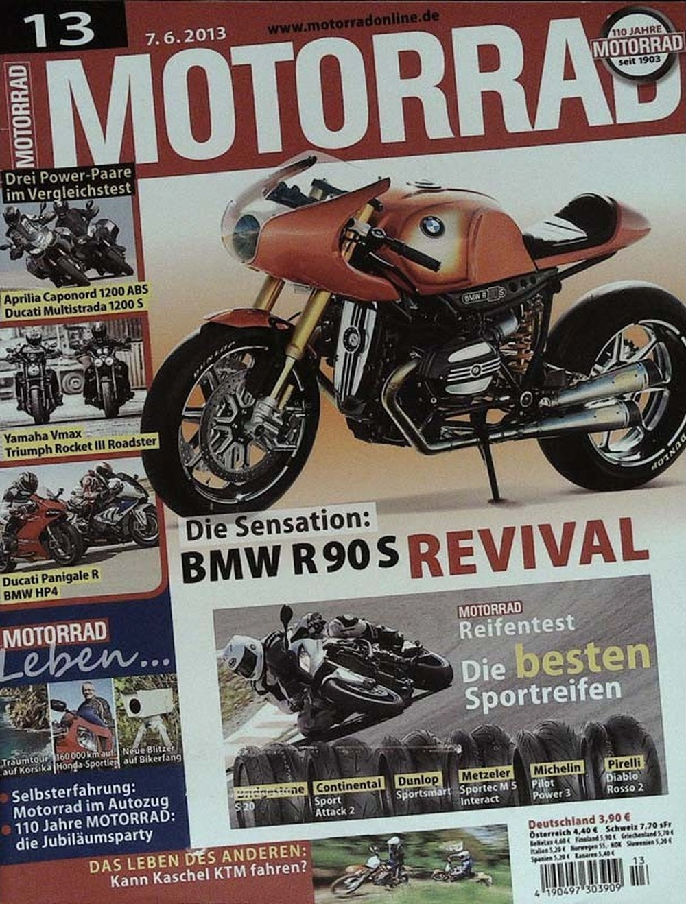 Motorrad Magazin Deutschland 2013-13 BMW R90 S Motorrad Revival