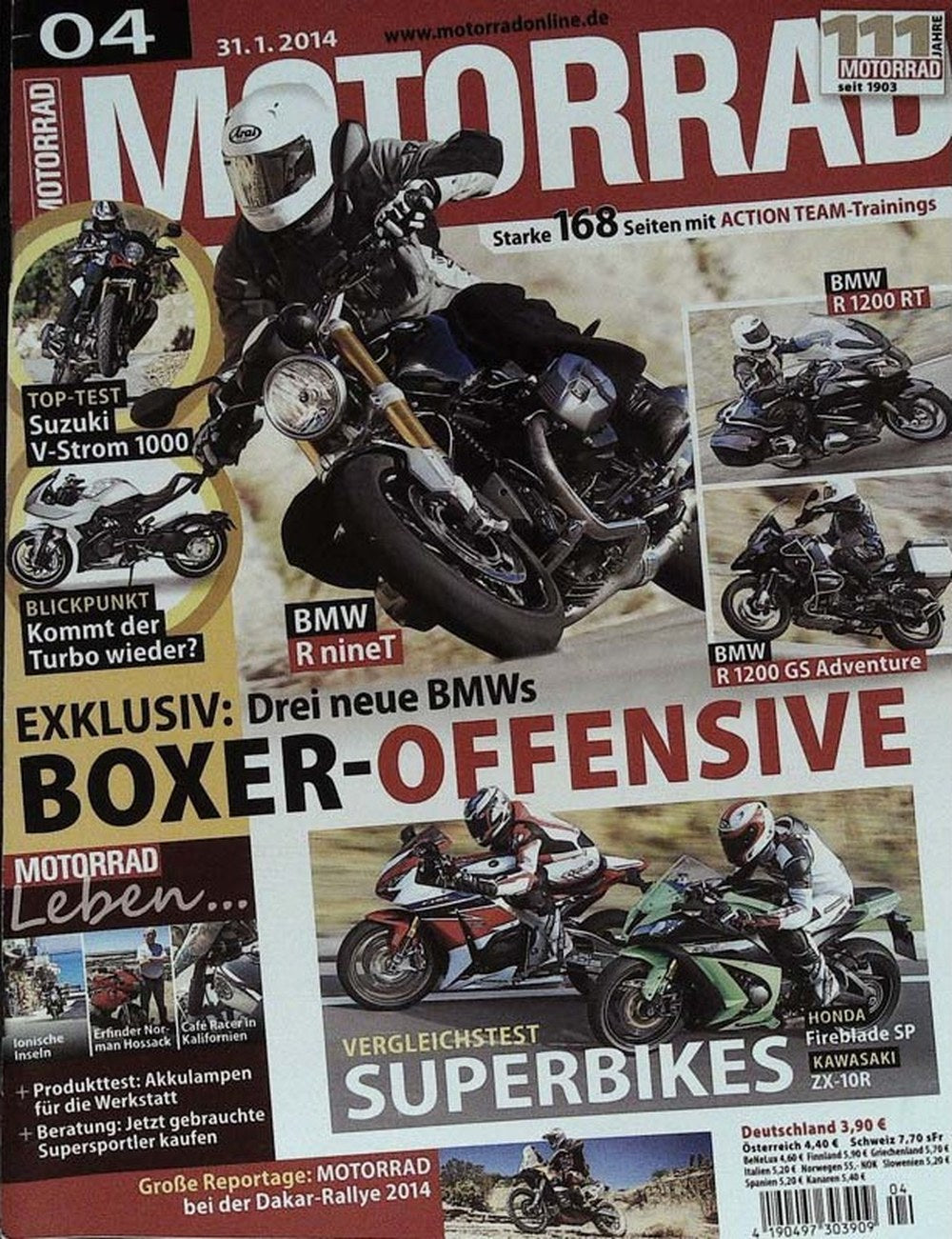 Motorrad Tijdschrift Duitsland 2014-04