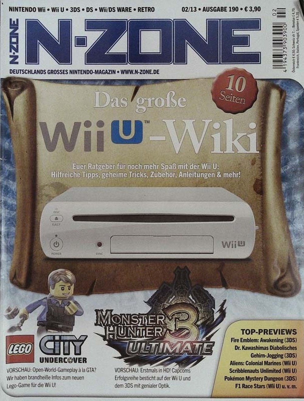 N-Zone Magazin Deutschland 2013-02 Nintendo Wii U Wii U Wiki Lego City Undercover