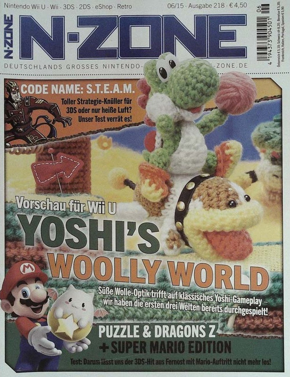 N-Zone Magazin Deutschland 2015-06 Yoshi Mario