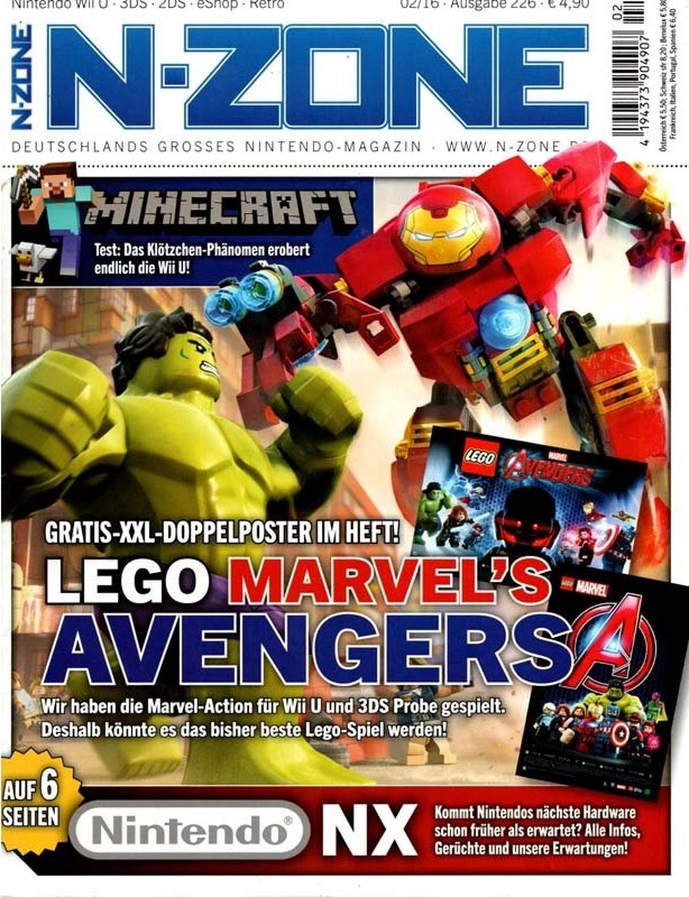 N-Zone Magazin Deutschland 2016-02 Hulk Iron Man Avengers