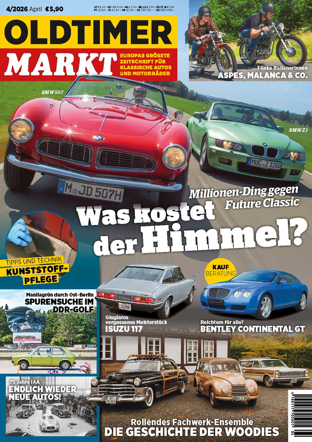 Oldtimer Markt Magazin Deutschland 2026-04 Aspes Malanca
