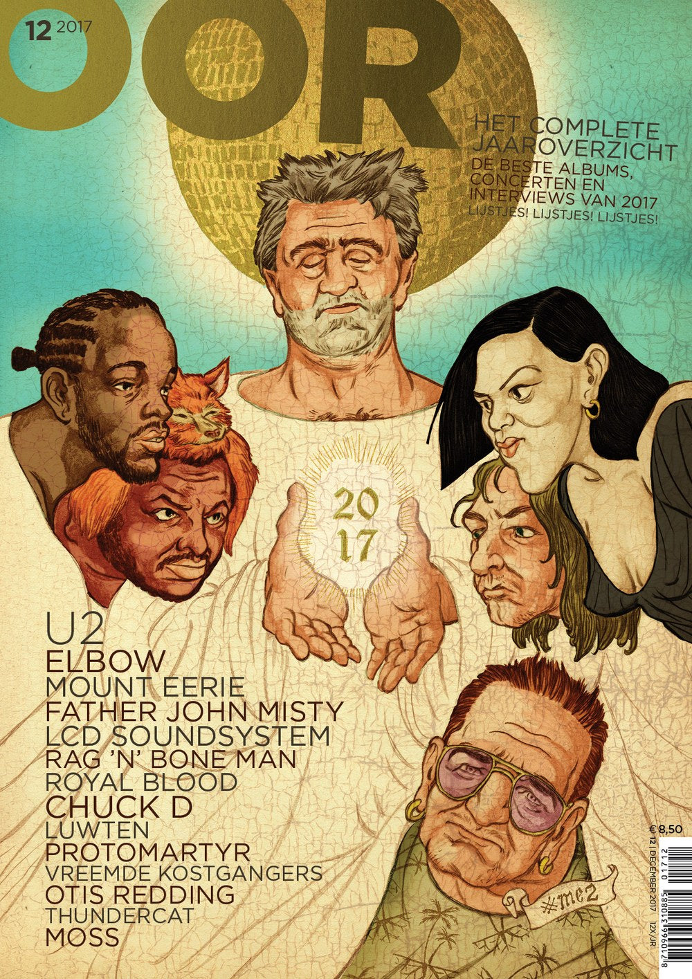 OOR Magazin Niederlande 2017-12 Bono Kendrick Lamar Chuck D Björk U2