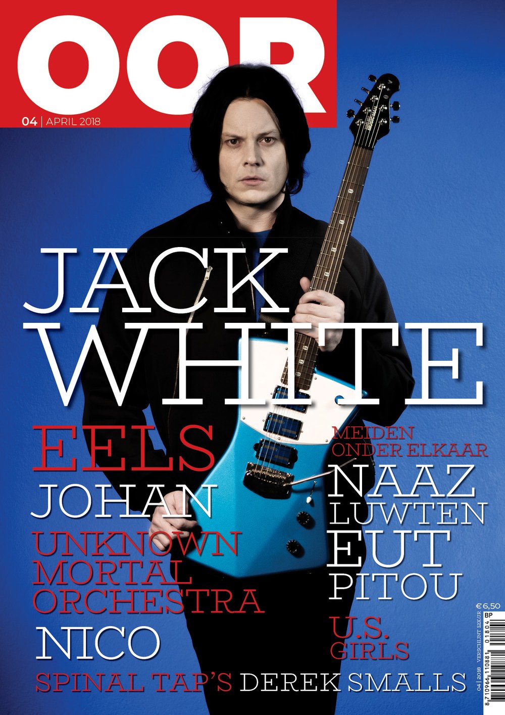 OOR Magazin Niederlande 2018-04 Jack White Johan Derek Smalls Unknown Mortal Orchestra Eels
