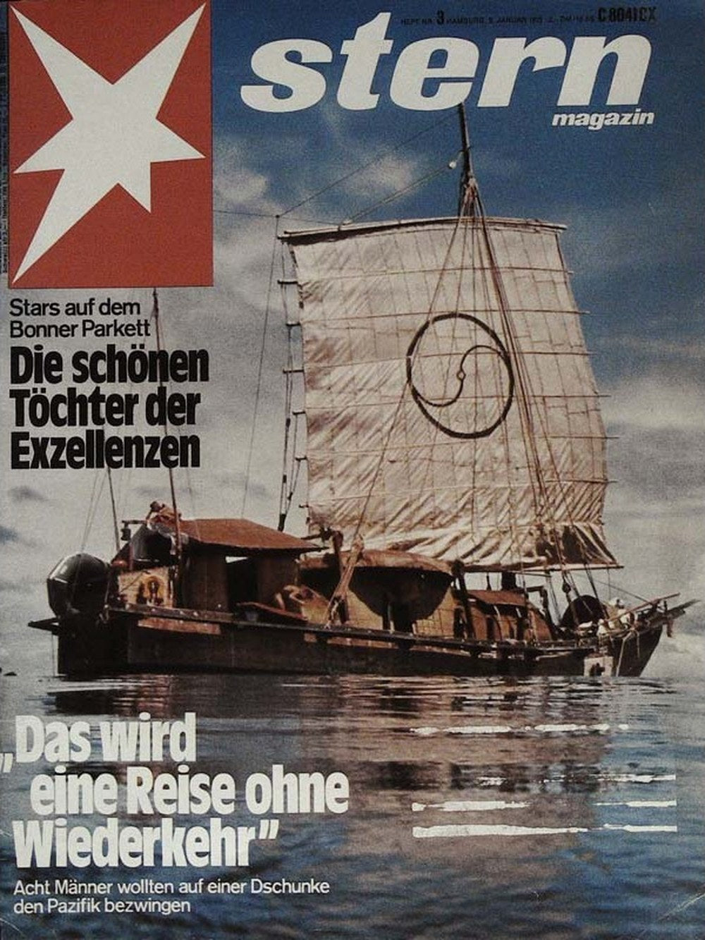 Stern Magazin Deutschland 1975-03 Schiff Segelschiff Abenteuer