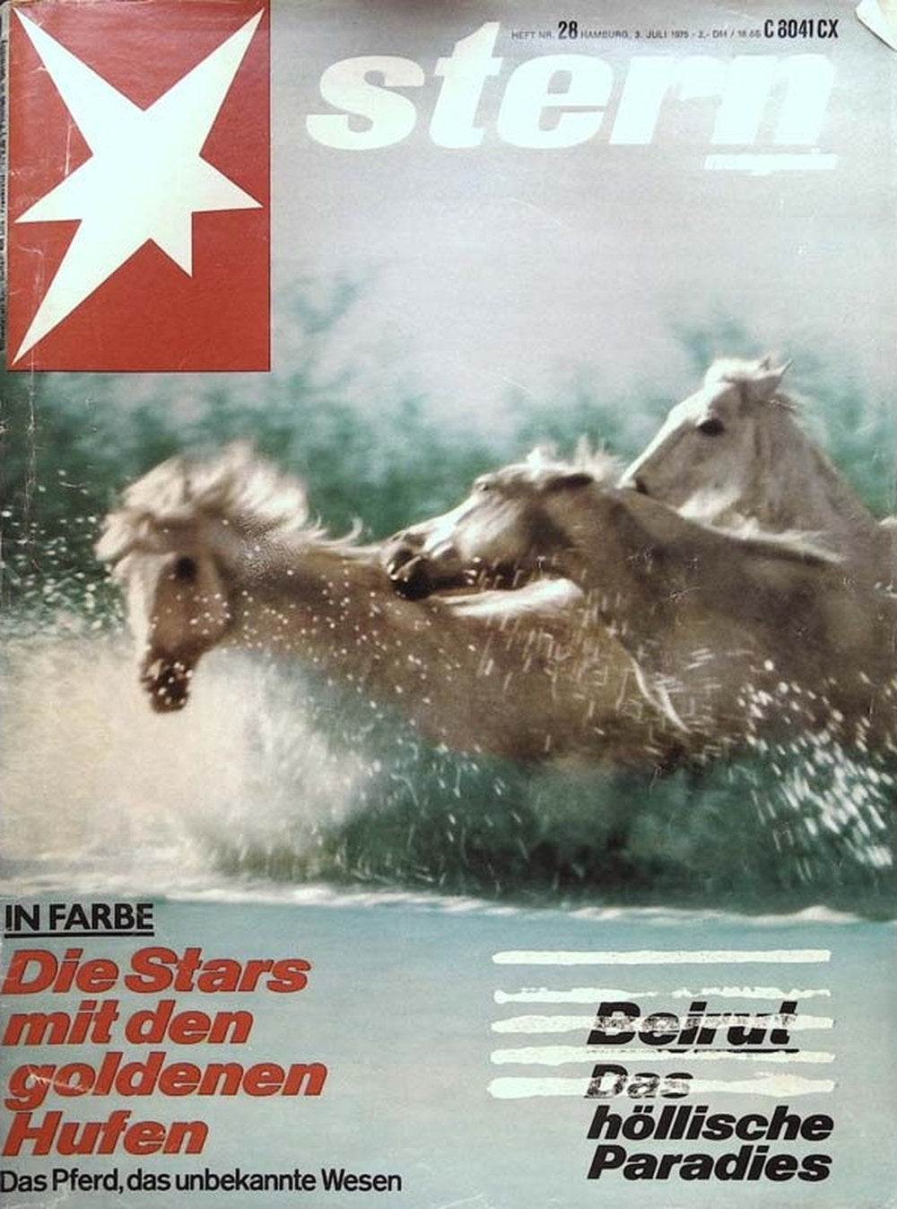 Stern Magazin Deutschland 1975-28 Pferde Wildnis Natur