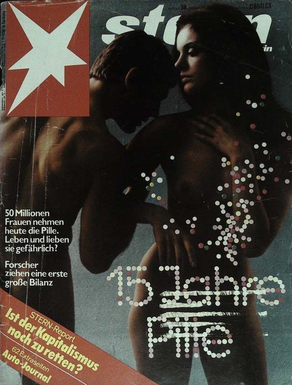Stern Rivista Germania 1975-38 Antibabypille Verhütung Frauengesundheit Edizione originale