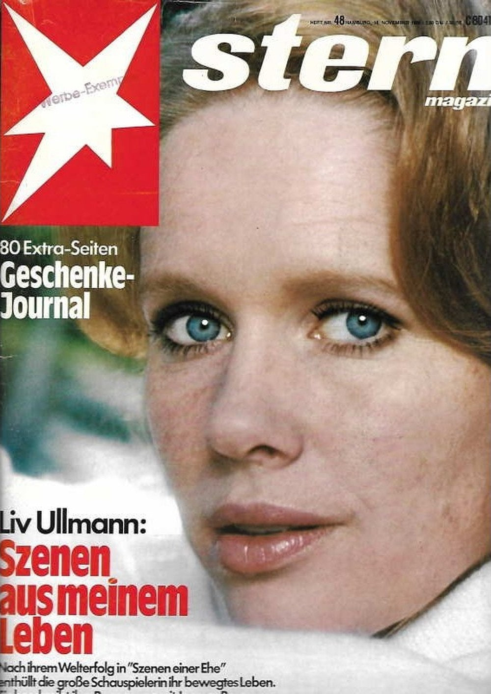Stern Magazin Deutschland 1975-48 Liv Ullmann