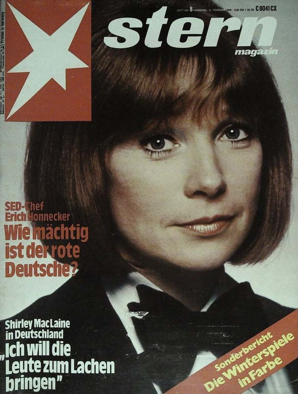 Stern Magazin Deutschland 1976-08 Shirley MacLaine Erich Honecker